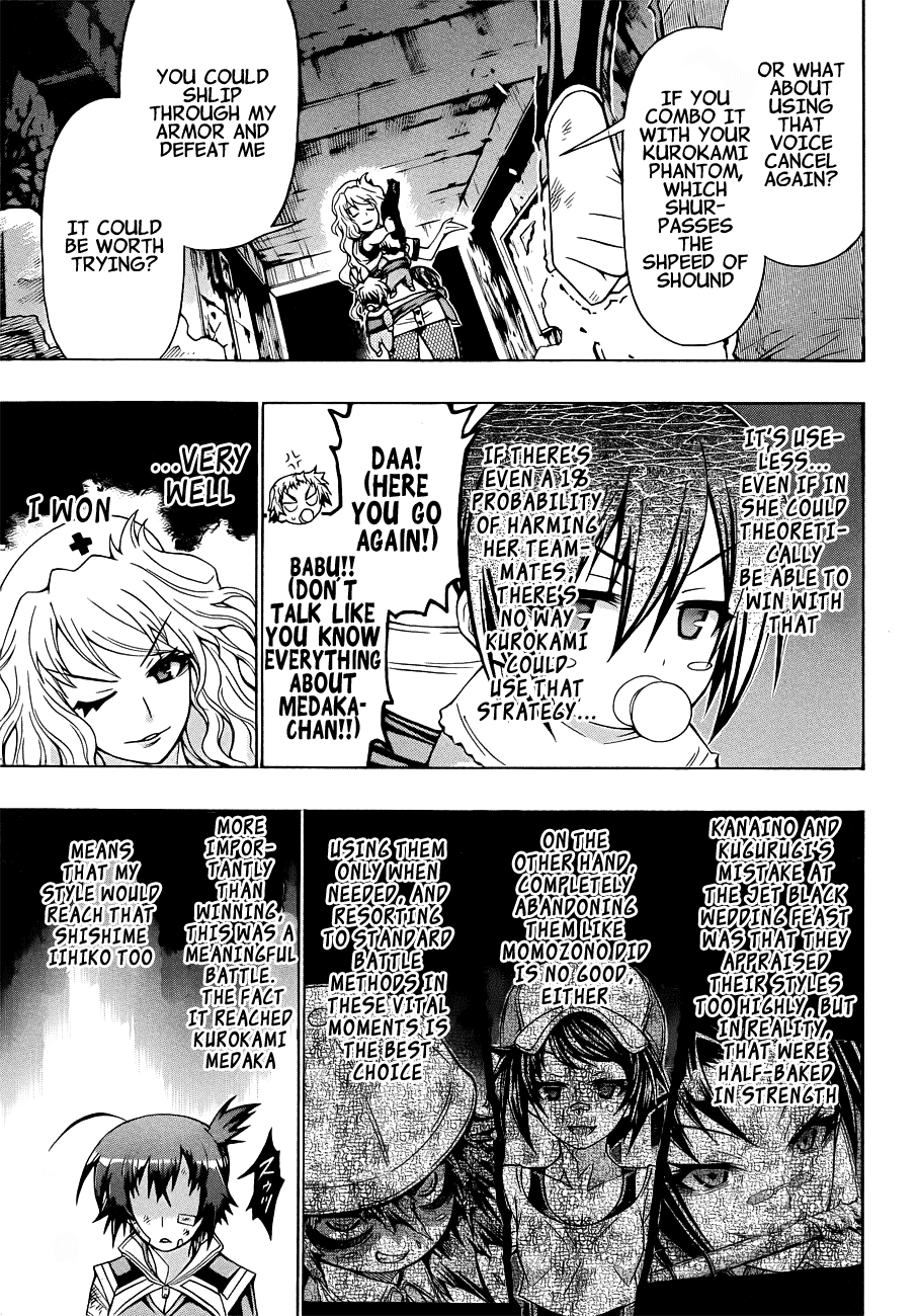 Medaka Box Chapter 173 page 19 - Chapter 173v.2 : The 173rd Suggestion - What is a ''Song''?