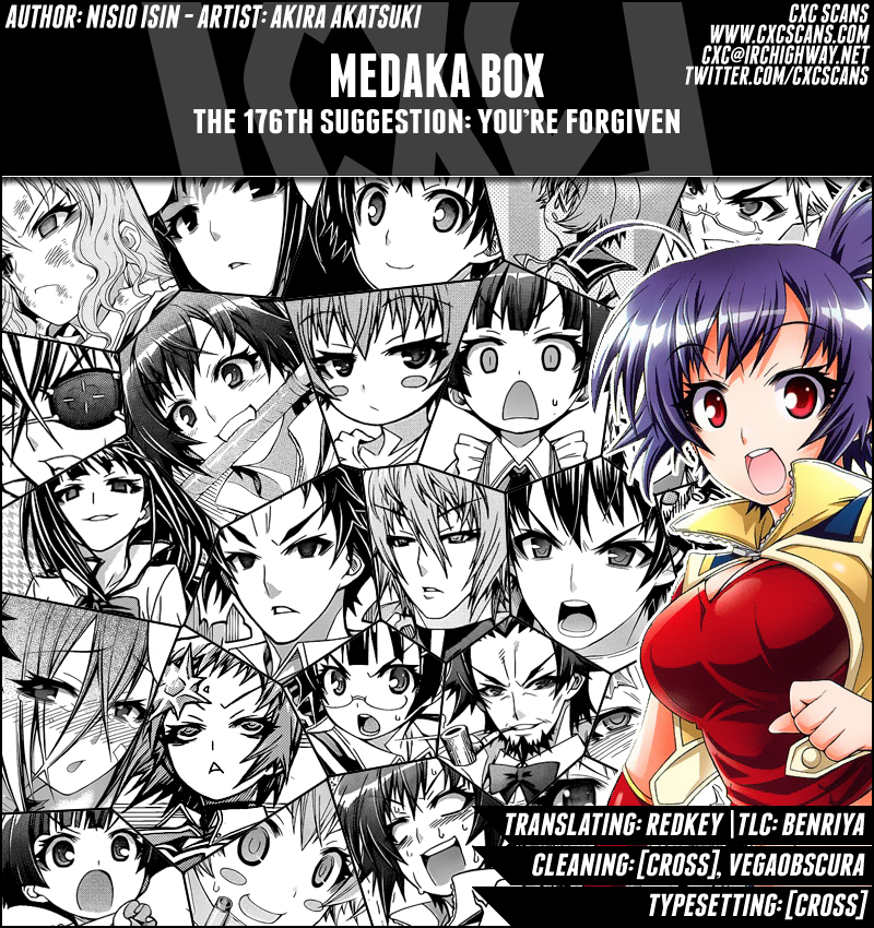 Medaka Box Chapter 176 page 1 - Chapter 176 : The 176th Suggestion - You're Forgiven