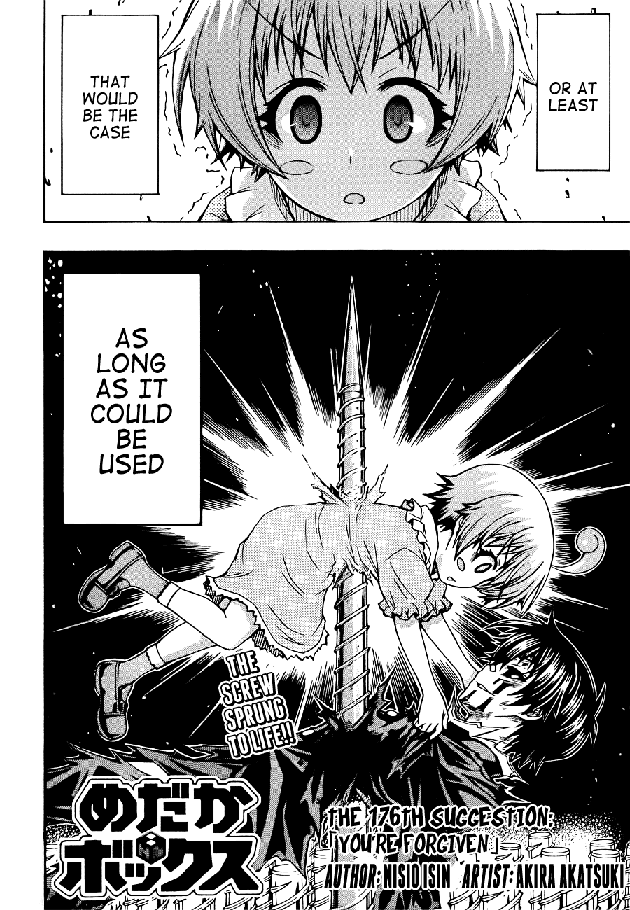 Medaka Box Chapter 176 page 4 - Chapter 176 : The 176th Suggestion - You're Forgiven