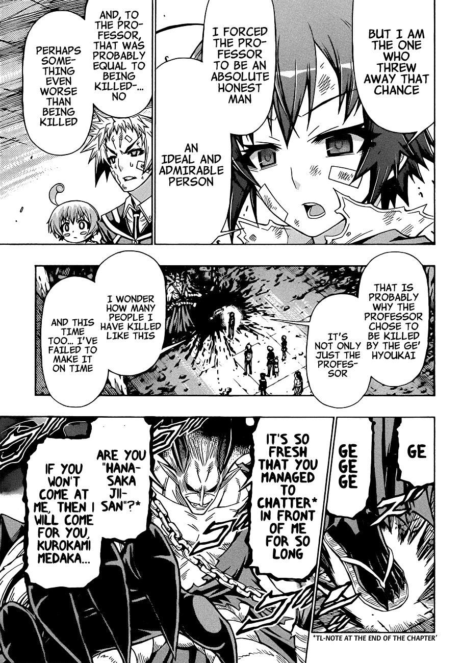 Medaka Box Chapter 178 page 7 - Chapter 178 : The 178th Suggestion - I cannot promise that