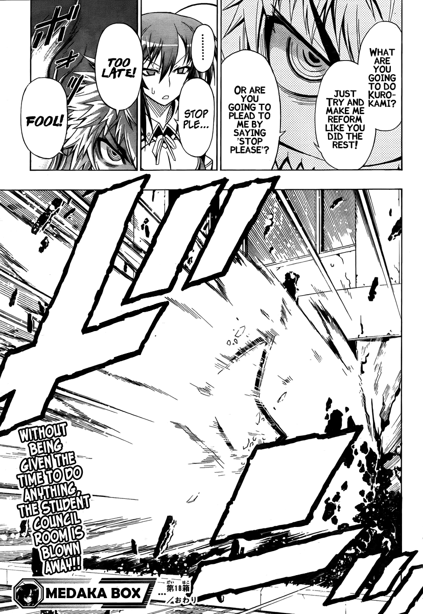 Medaka Box Chapter 18 page 20 - Chapter 18 : The 18th Suggestion - That's Not Fair