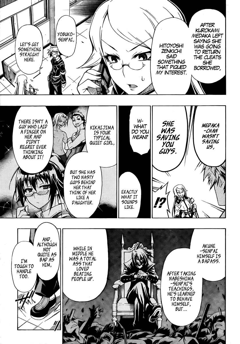Medaka Box Chapter 18 page 4 - Chapter 18 : The 18th Suggestion - That's Not Fair