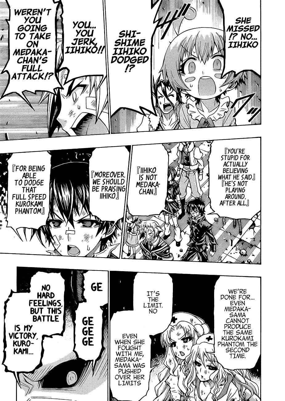 Medaka Box Chapter 180 page 15 - Chapter 180 : The 180th Suggestion - Kurokami Final