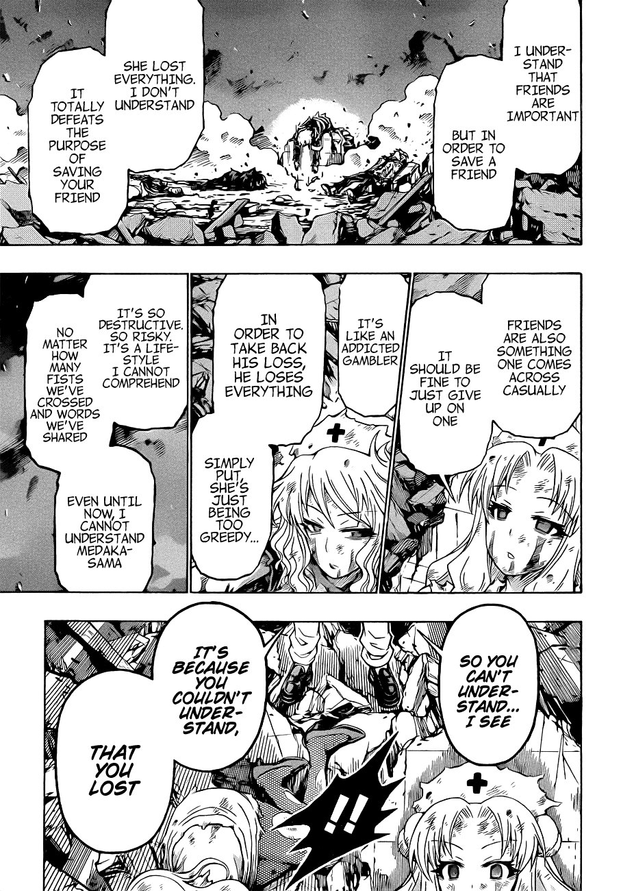 Medaka Box Chapter 181 page 18 - Chapter 181 : The 181st Suggestion - You Lost