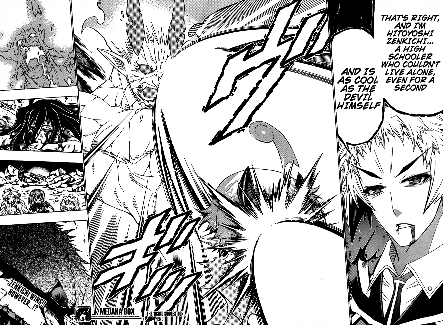 Medaka Box Chapter 183 page 20 - Chapter 183 : The 183rd Suggestion - His Heart Was Full