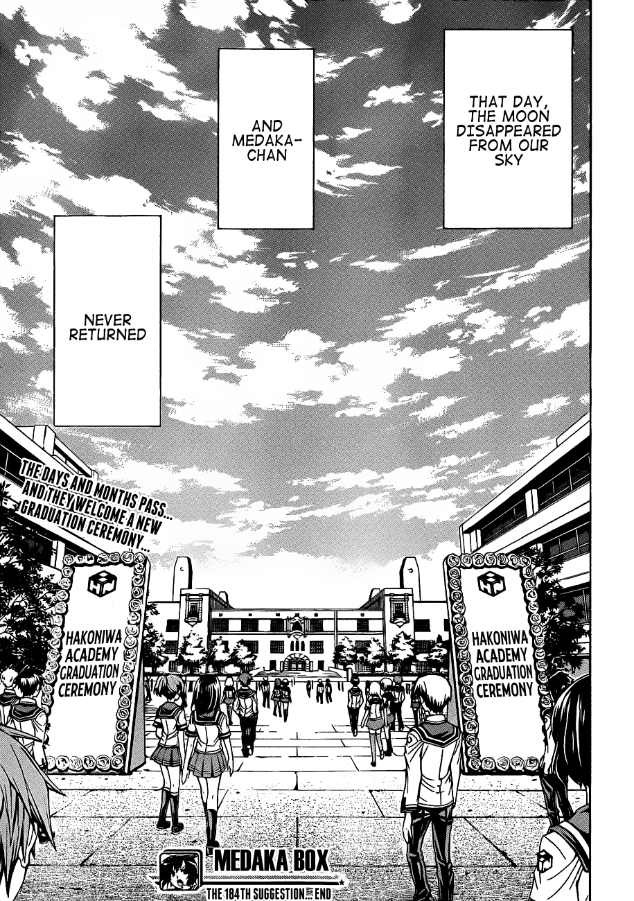Medaka Box Chapter 184 page 20 - Chapter 184 : The 184th Suggestion - And Medaka-chan