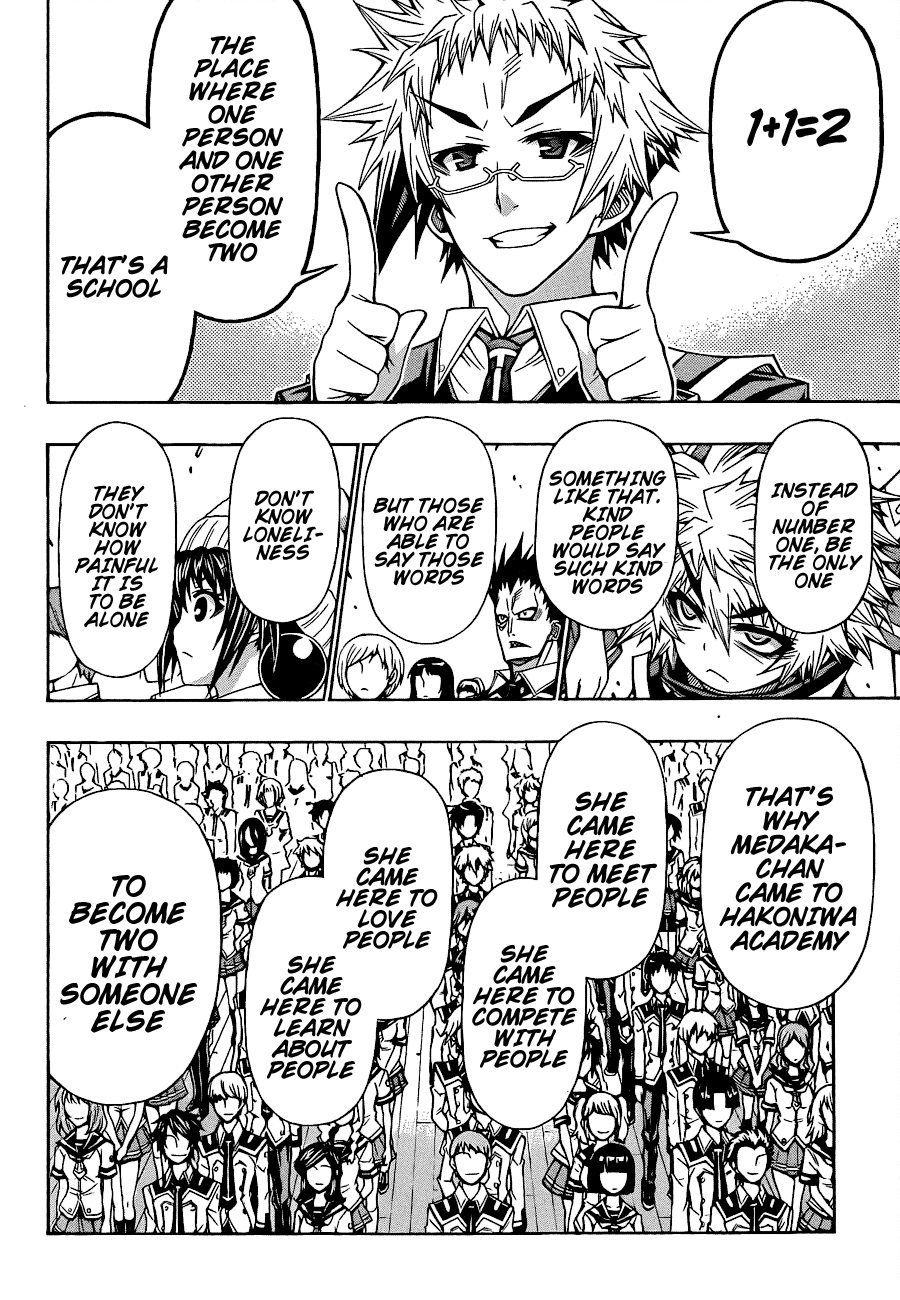 Medaka Box Chapter 185 page 8 - Chapter 185 : The 185th Suggestion - One Plus One Is