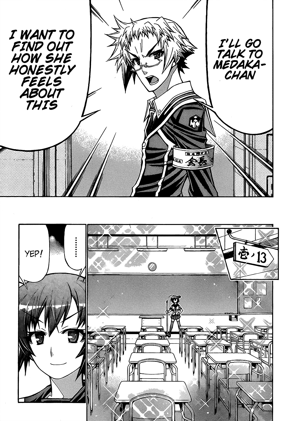 Medaka Box Chapter 186 page 11 - Chapter 186 : The 186th Suggestion - It's Good-Bye Here