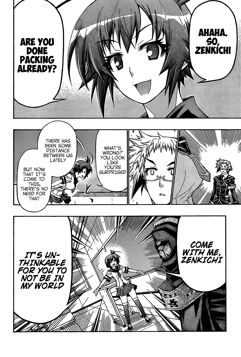 Medaka Box Chapter 186 page 14 - Chapter 186 : The 186th Suggestion - It's Good-Bye Here