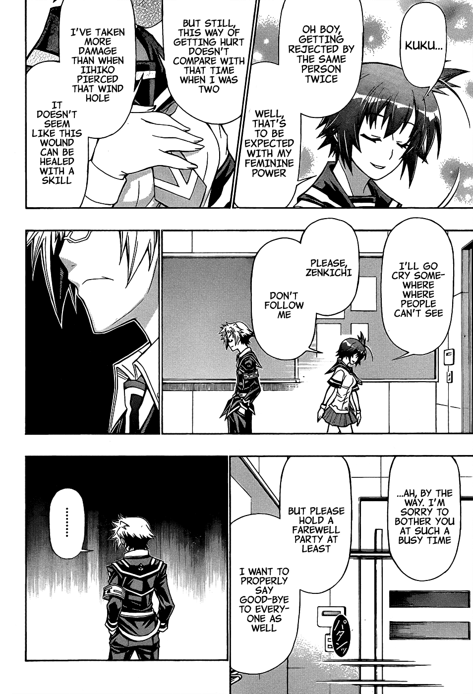 Medaka Box Chapter 186 page 18 - Chapter 186 : The 186th Suggestion - It's Good-Bye Here