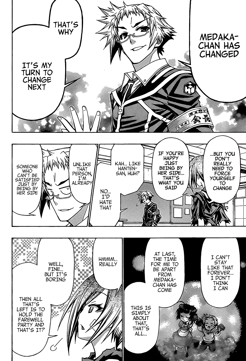 Medaka Box Chapter 186 page 20 - Chapter 186 : The 186th Suggestion - It's Good-Bye Here