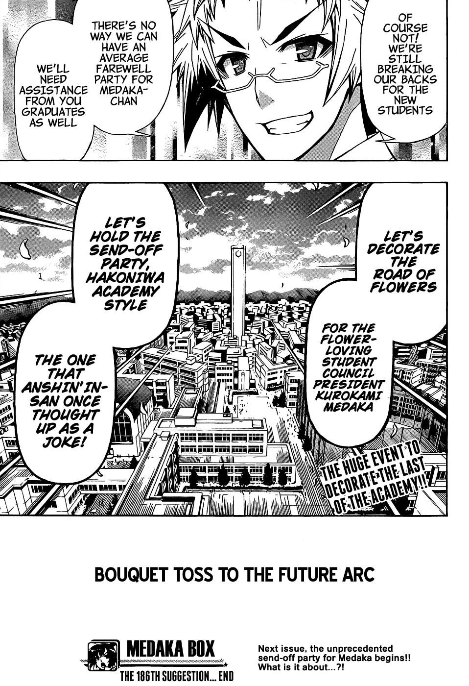 Medaka Box Chapter 186 page 21 - Chapter 186 : The 186th Suggestion - It's Good-Bye Here
