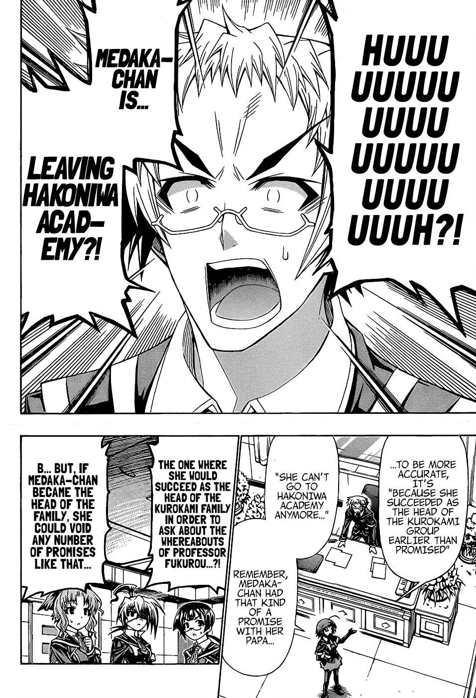 Medaka Box Chapter 186 page 4 - Chapter 186 : The 186th Suggestion - It's Good-Bye Here