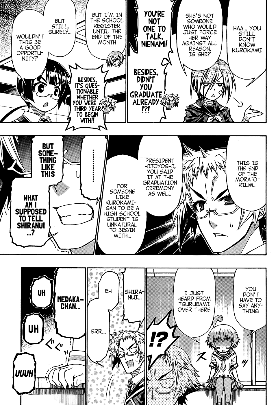 Medaka Box Chapter 186 page 5 - Chapter 186 : The 186th Suggestion - It's Good-Bye Here