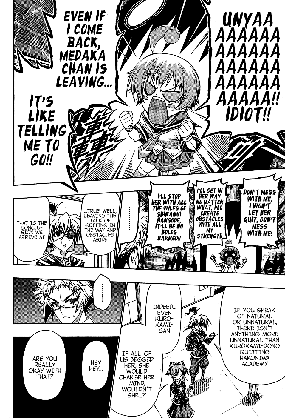 Medaka Box Chapter 186 page 6 - Chapter 186 : The 186th Suggestion - It's Good-Bye Here