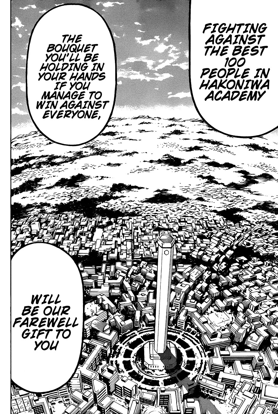Medaka Box Chapter 187 page 10 - Chapter 187 : The 187th Suggestion - The 100 Flowers Run