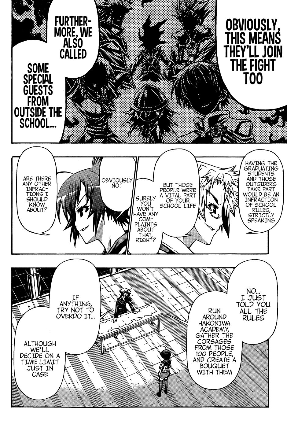 Medaka Box Chapter 187 page 12 - Chapter 187 : The 187th Suggestion - The 100 Flowers Run