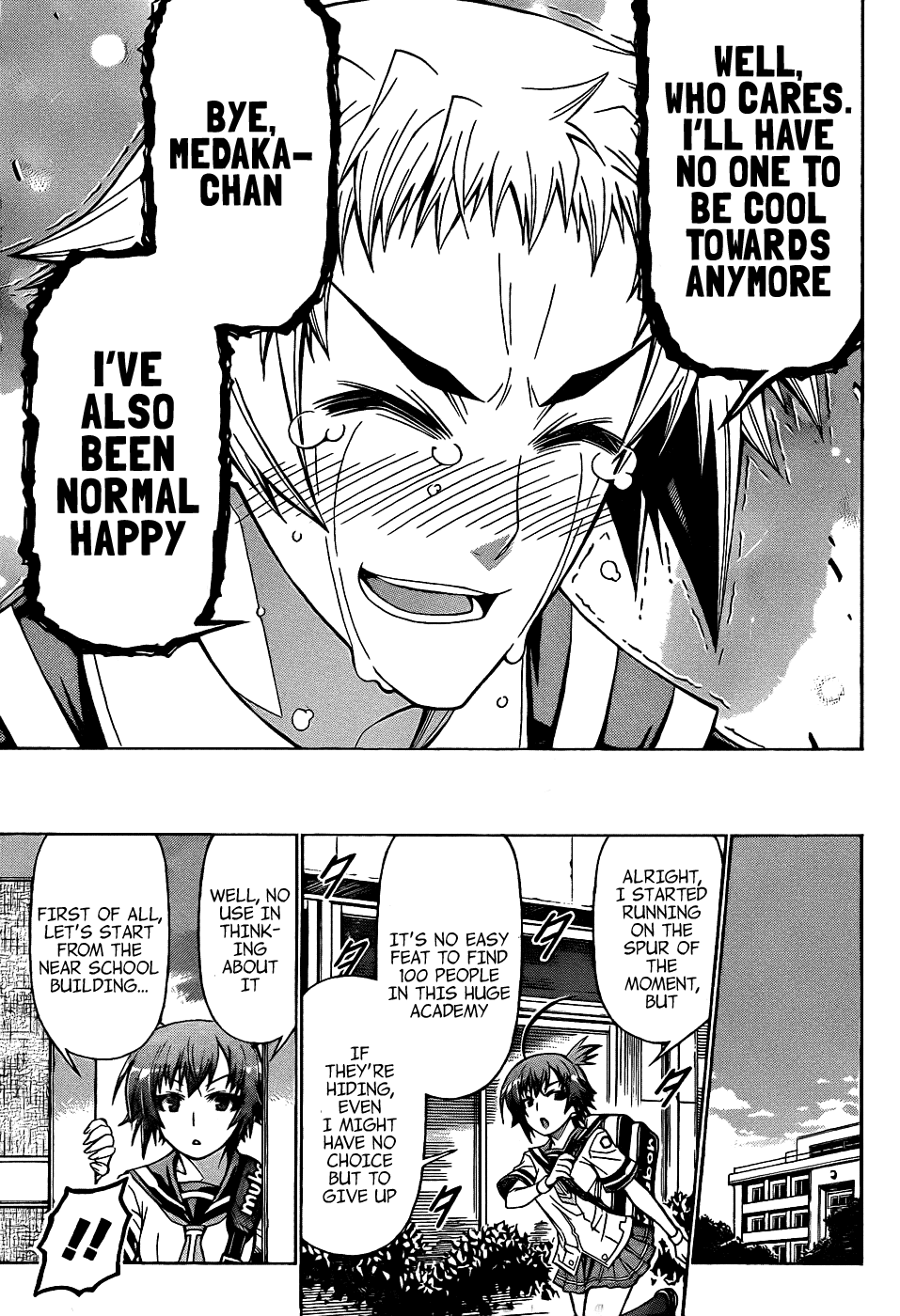 Medaka Box Chapter 187 page 18 - Chapter 187 : The 187th Suggestion - The 100 Flowers Run