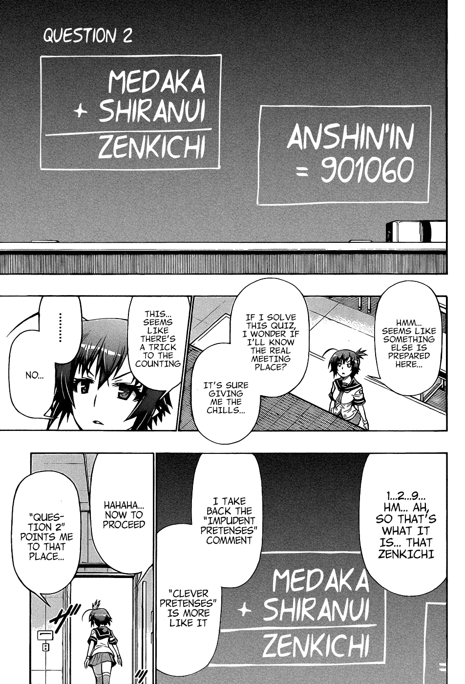 Medaka Box Chapter 187 page 5 - Chapter 187 : The 187th Suggestion - The 100 Flowers Run