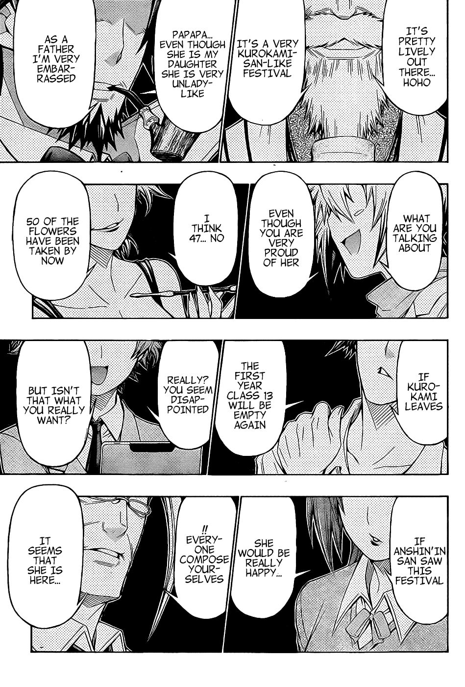 Medaka Box Chapter 188 page 13 - Chapter 188 : The 188th Suggestion - Was it a Good Memory?