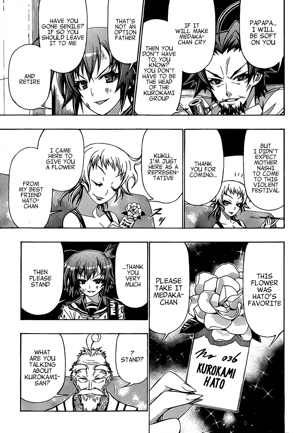 Medaka Box Chapter 188 page 15 - Chapter 188 : The 188th Suggestion - Was it a Good Memory?