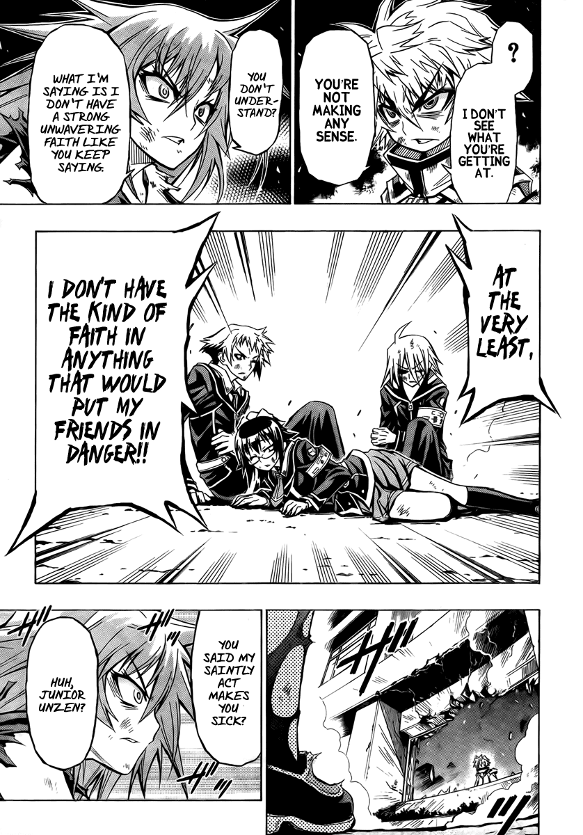 Medaka Box Chapter 19 page 15 - Chapter 19 : The 19th Suggestion - Kurokami Medaka's 4th Trump Card