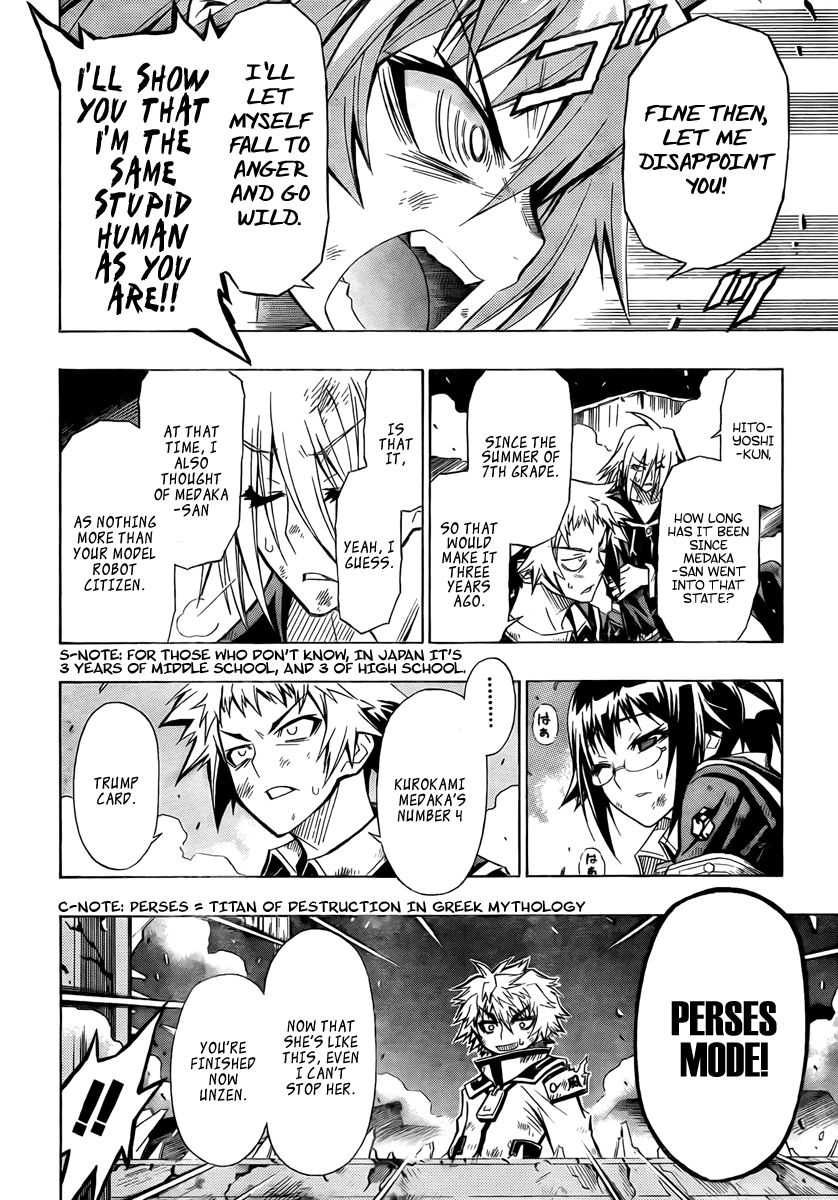 Medaka Box Chapter 19 page 16 - Chapter 19 : The 19th Suggestion - Kurokami Medaka's 4th Trump Card