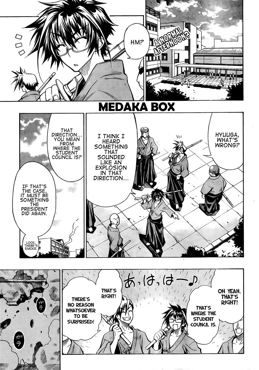 Medaka Box Chapter 19 page 2 - Chapter 19 : The 19th Suggestion - Kurokami Medaka's 4th Trump Card