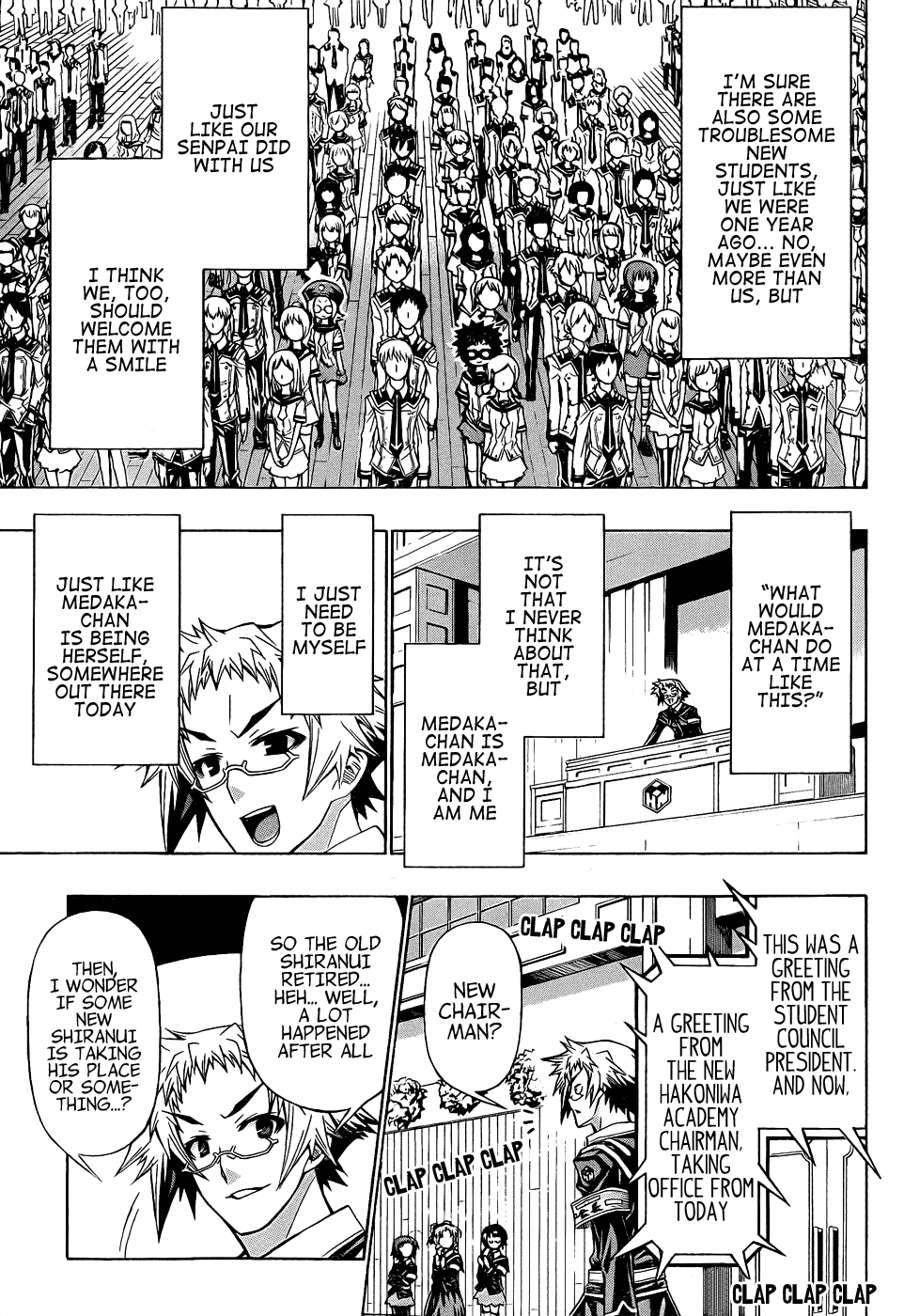 Medaka Box Chapter 190 page 10 - Chapter 190 : The 190th Suggestion - Once, at Hakoniwa Academy