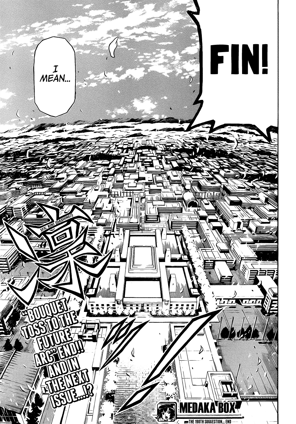 Medaka Box Chapter 190 page 17 - Chapter 190 : The 190th Suggestion - Once, at Hakoniwa Academy