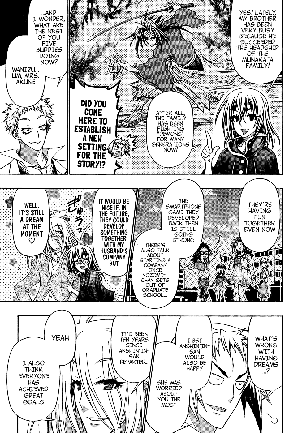 Medaka Box Chapter 191 page 12 - Chapter 191 : The 191st Suggestion - Ten Years Have Passed
