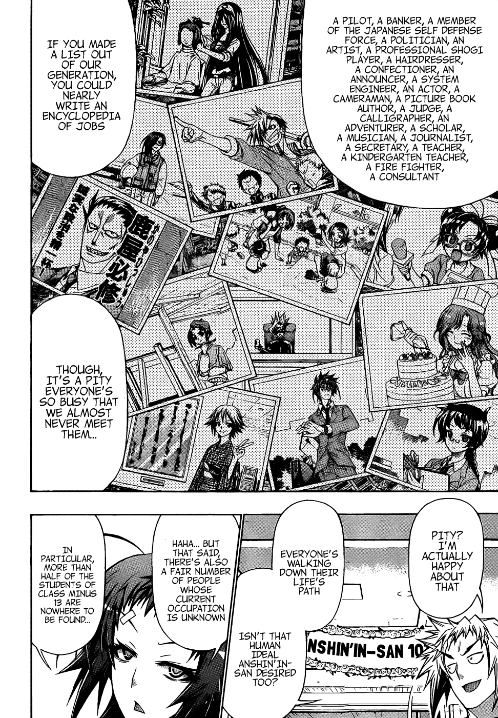 Medaka Box Chapter 191 page 13 - Chapter 191 : The 191st Suggestion - Ten Years Have Passed