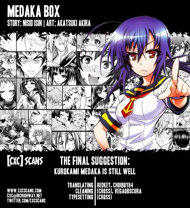 Medaka Box Chapter 192 page 1 - Chapter 192 : Kurokami Medaka is still well