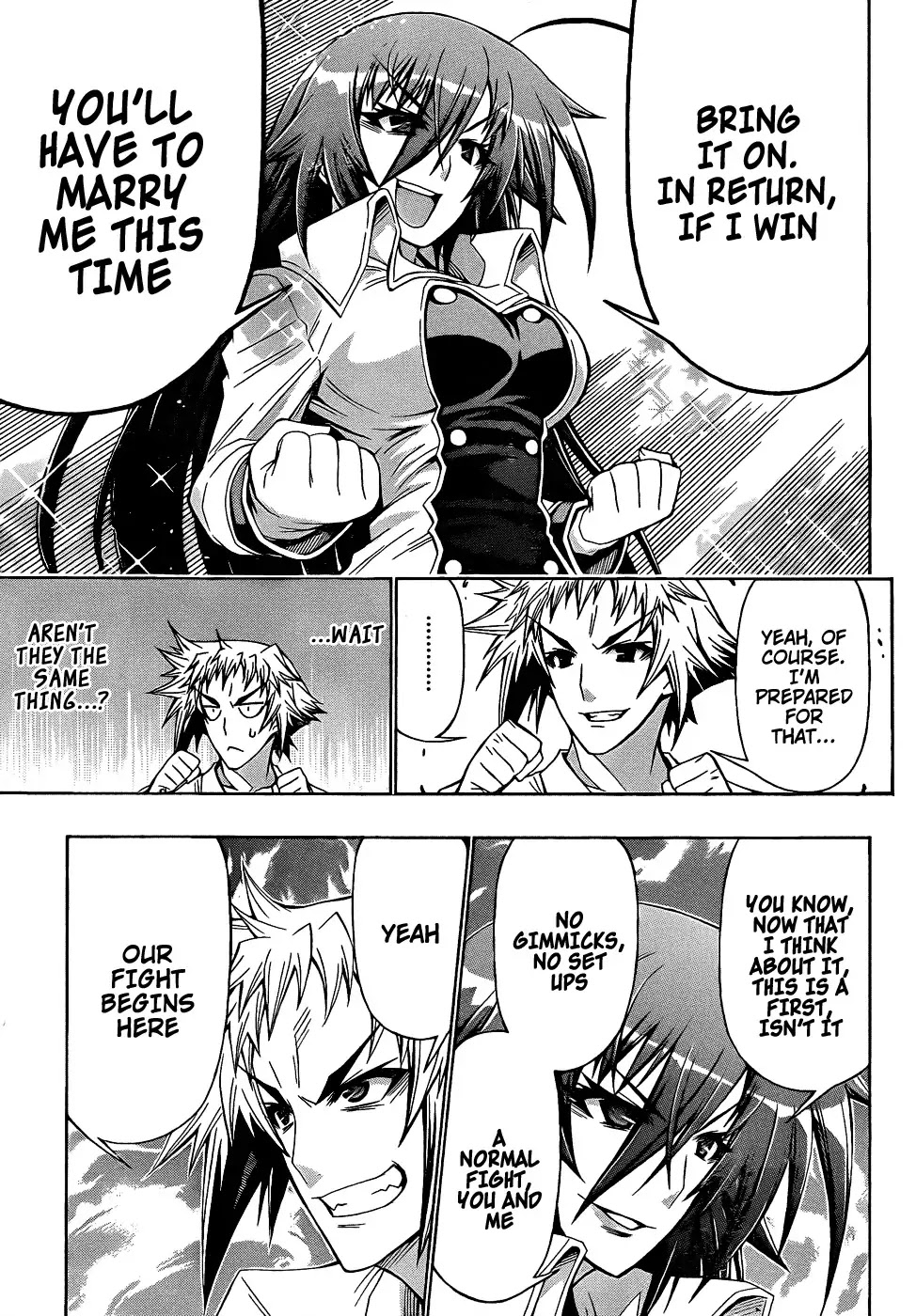 Medaka Box Chapter 192 page 19 - Chapter 192 : Kurokami Medaka is still well