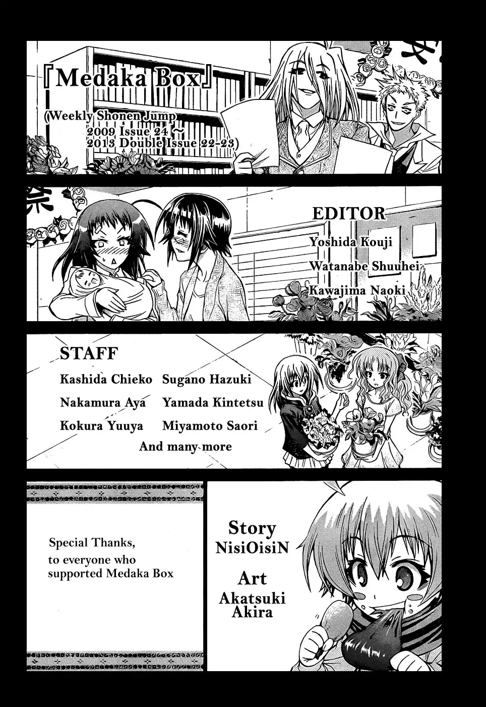 Medaka Box Chapter 192 page 22 - Chapter 192 : Kurokami Medaka is still well