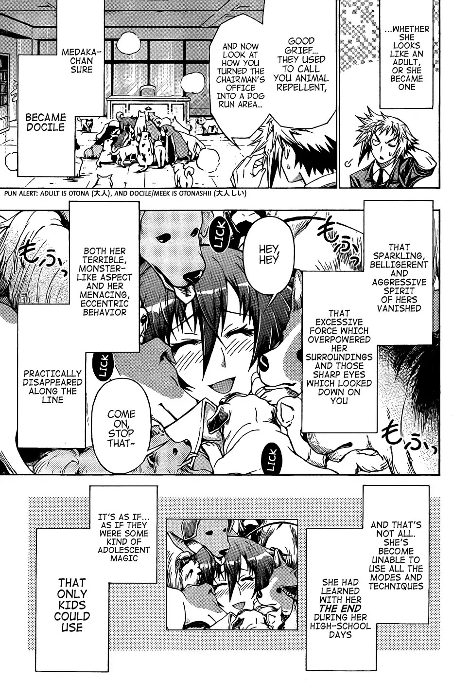 Medaka Box Chapter 192 page 7 - Chapter 192 : Kurokami Medaka is still well