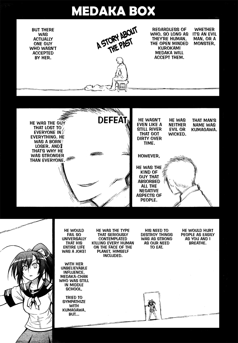 Medaka Box Chapter 20 page 1 - Chapter 20 : The 20th Suggestion - I Am The Student Council President