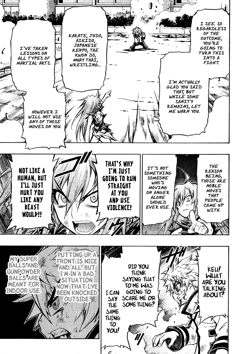 Medaka Box Chapter 20 page 5 - Chapter 20 : The 20th Suggestion - I Am The Student Council President