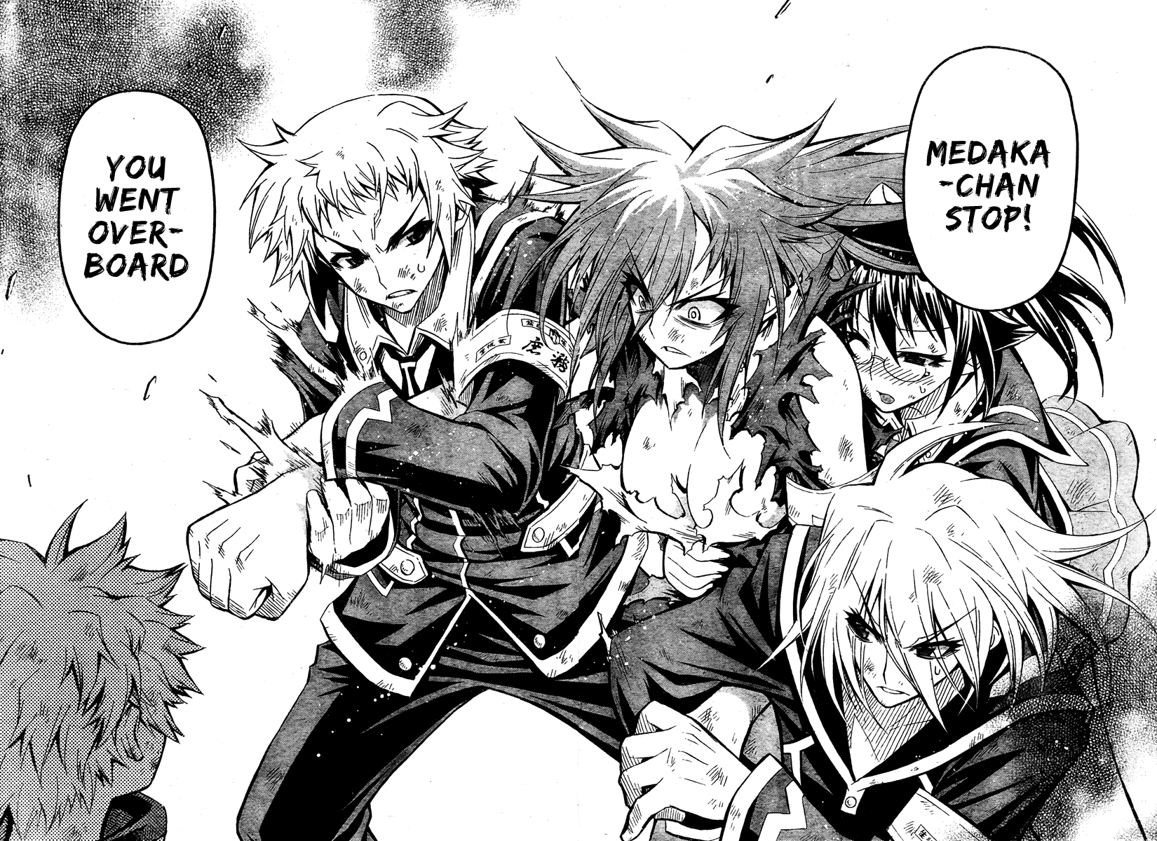 Medaka Box Chapter 21 page 11 - Chapter 21 : The 21st Suggestion - You Went Overboard