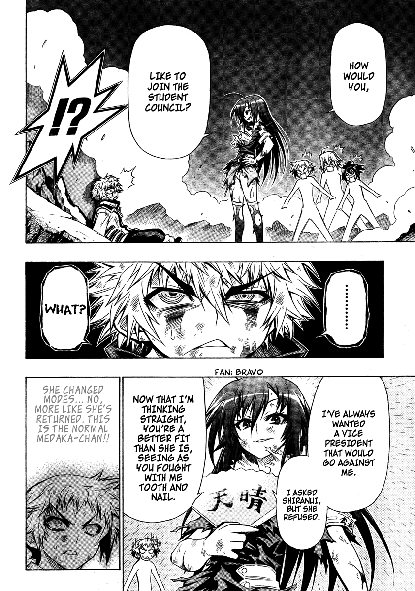 Medaka Box Chapter 21 page 14 - Chapter 21 : The 21st Suggestion - You Went Overboard