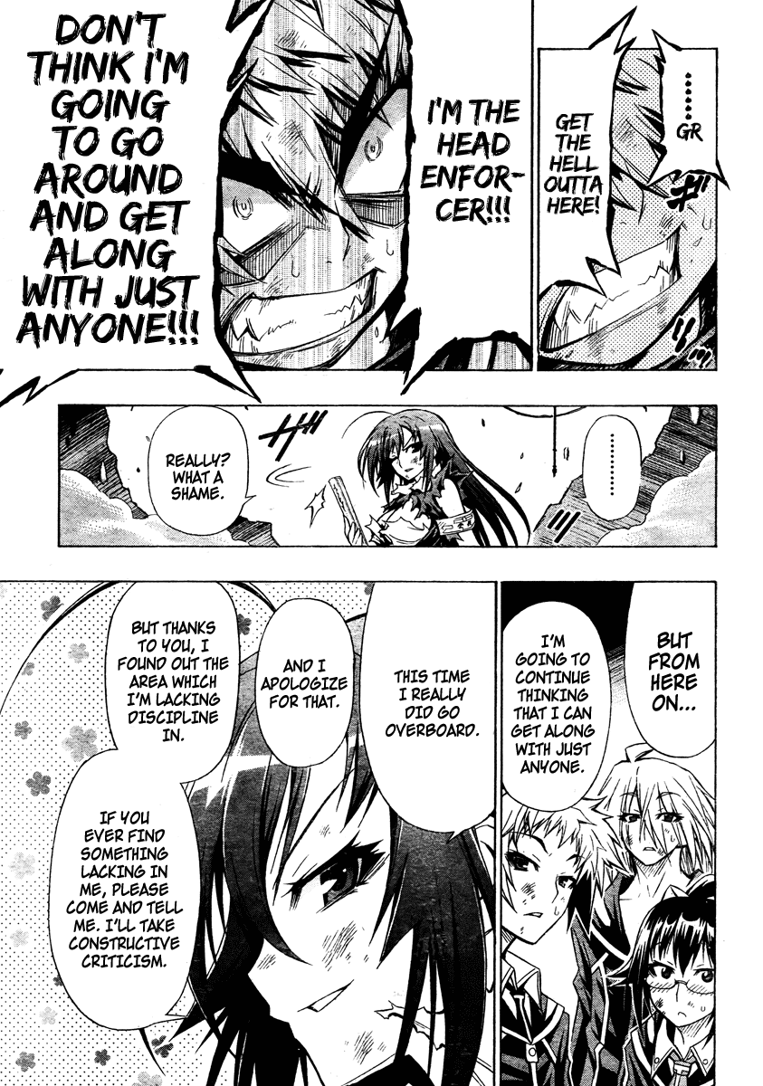 Medaka Box Chapter 21 page 15 - Chapter 21 : The 21st Suggestion - You Went Overboard