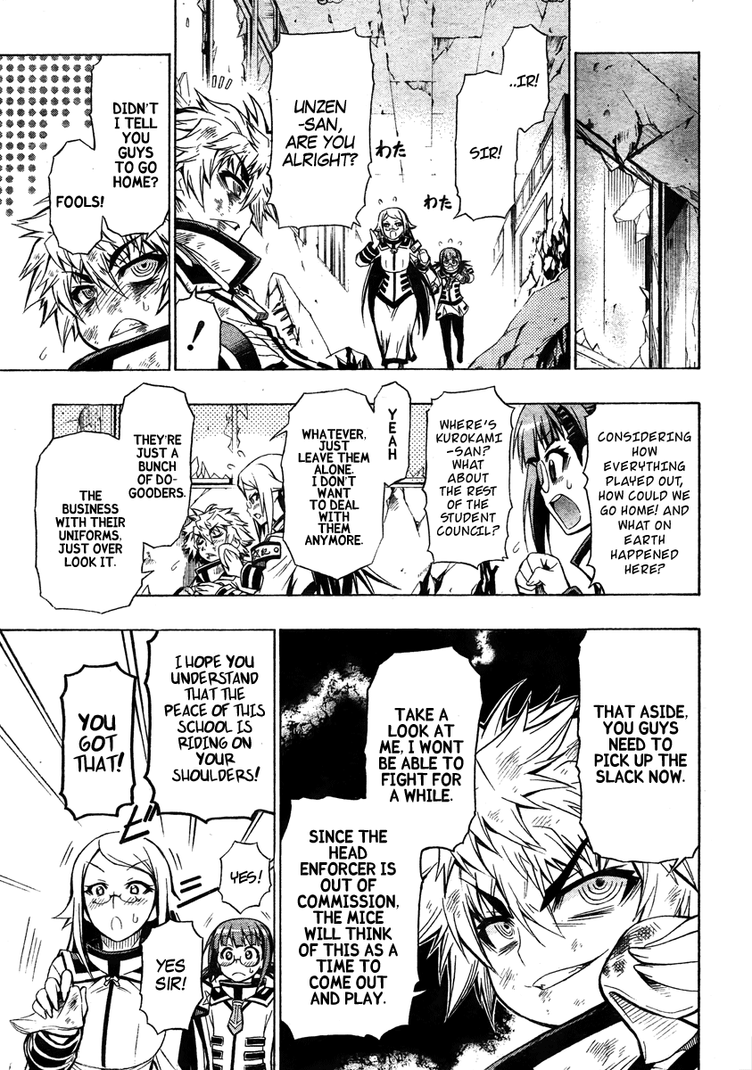 Medaka Box Chapter 21 page 17 - Chapter 21 : The 21st Suggestion - You Went Overboard