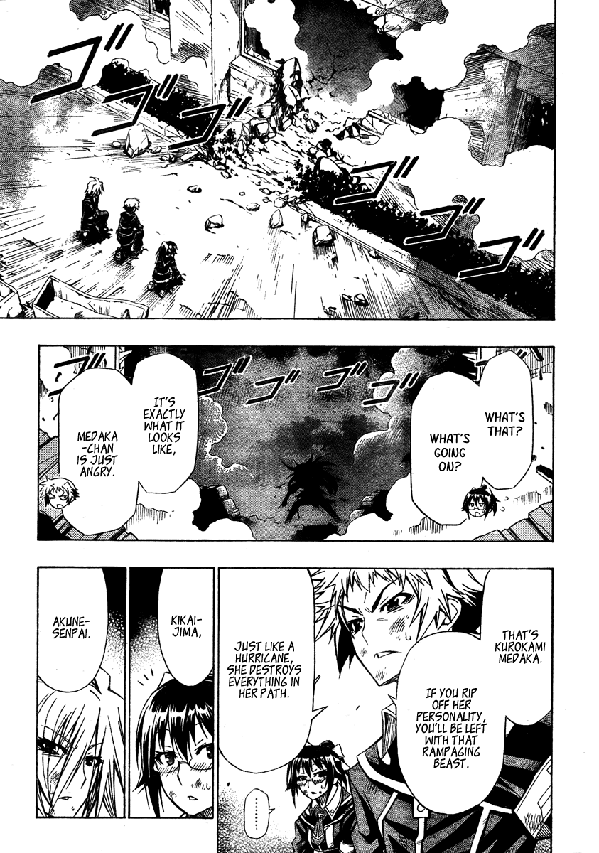 Medaka Box Chapter 21 page 4 - Chapter 21 : The 21st Suggestion - You Went Overboard