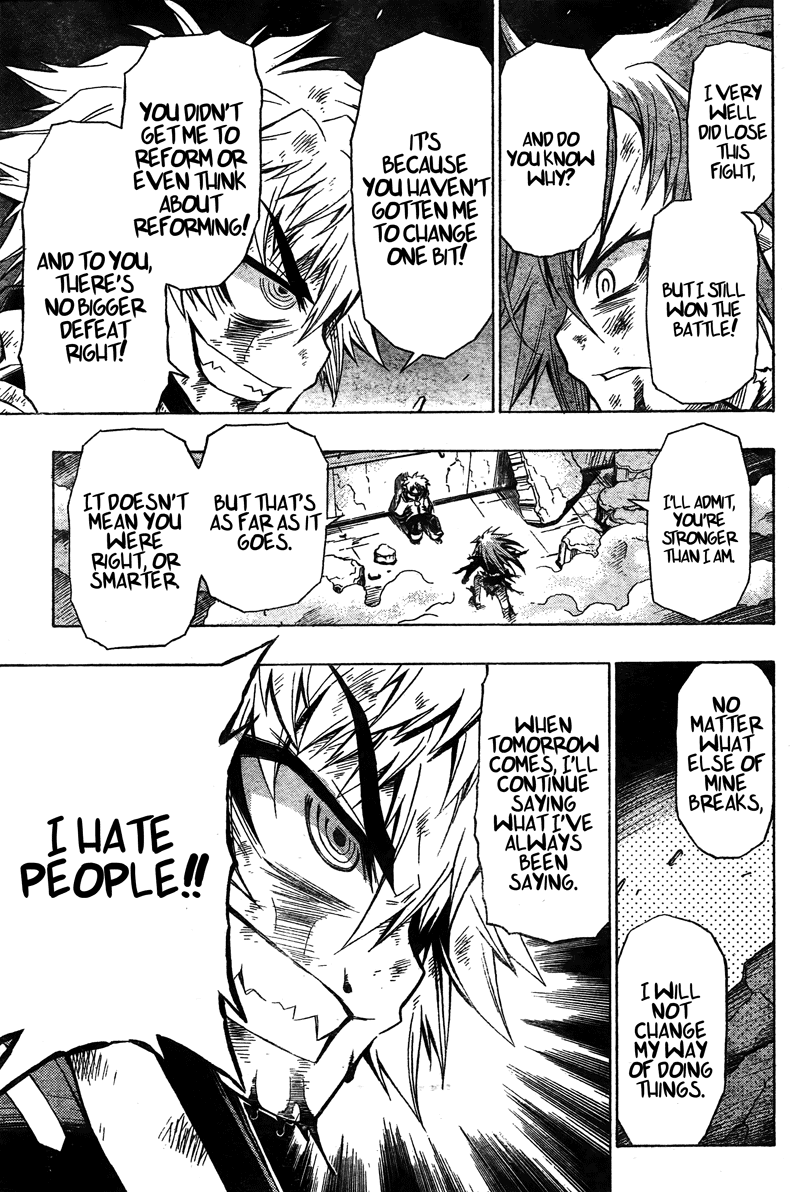 Medaka Box Chapter 21 page 6 - Chapter 21 : The 21st Suggestion - You Went Overboard