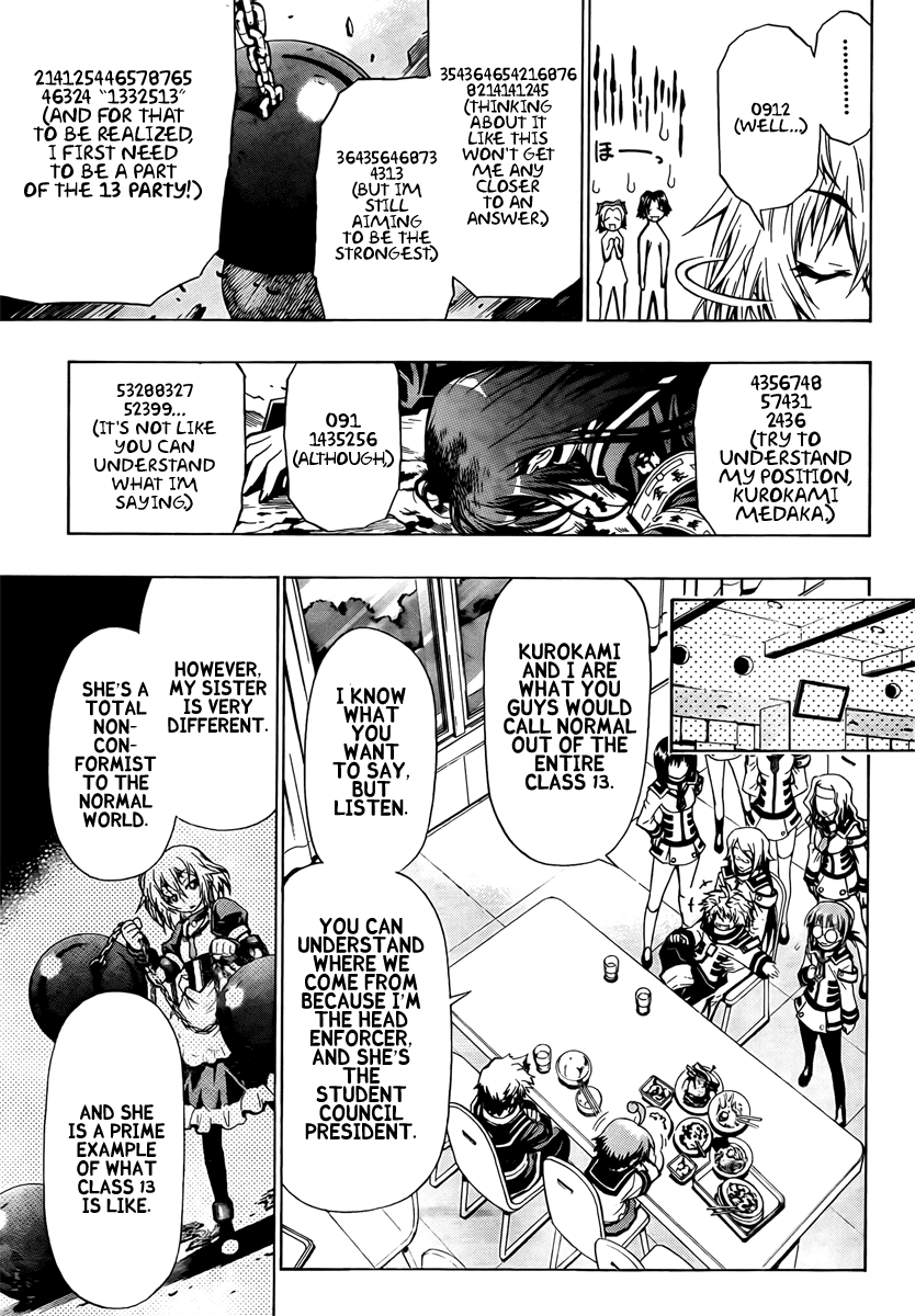 Medaka Box Chapter 23 page 7 - Chapter 23 : The 23rd Suggestion - 4136163735641?