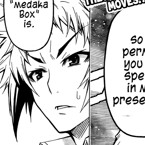 Medaka Box Chapter 24 : The 24th Suggestion - Everyone Says That cover