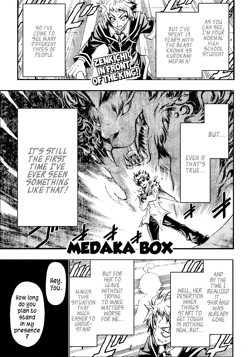 Medaka Box Chapter 25 page 2 - Chapter 25 : The 25th Suggestion - It's Never Been Done to Me