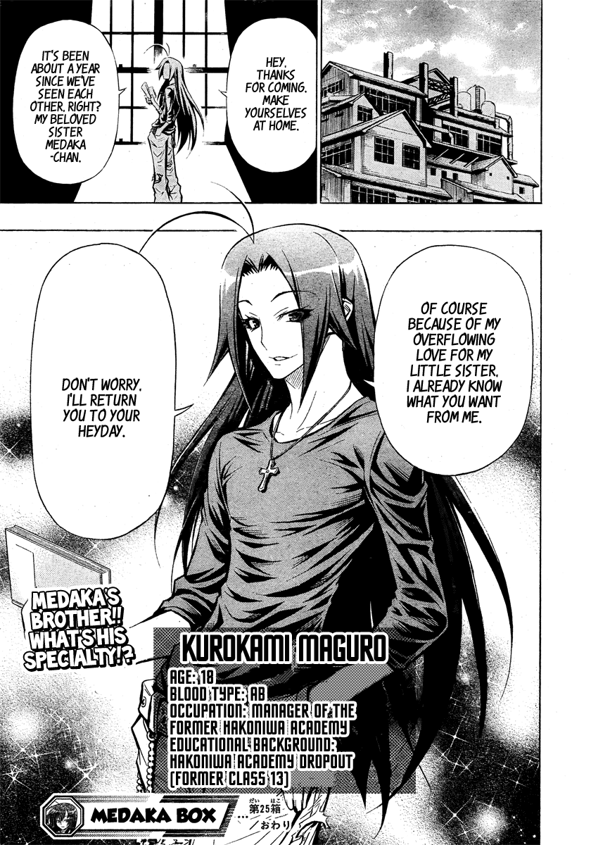 Medaka Box Chapter 25 page 20 - Chapter 25 : The 25th Suggestion - It's Never Been Done to Me