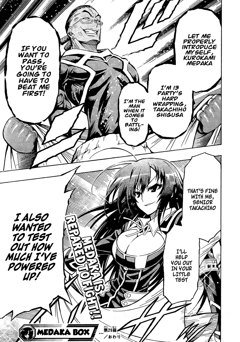 Medaka Box Chapter 29 page 20 - Chapter 29 : The 29th Suggestion - LA