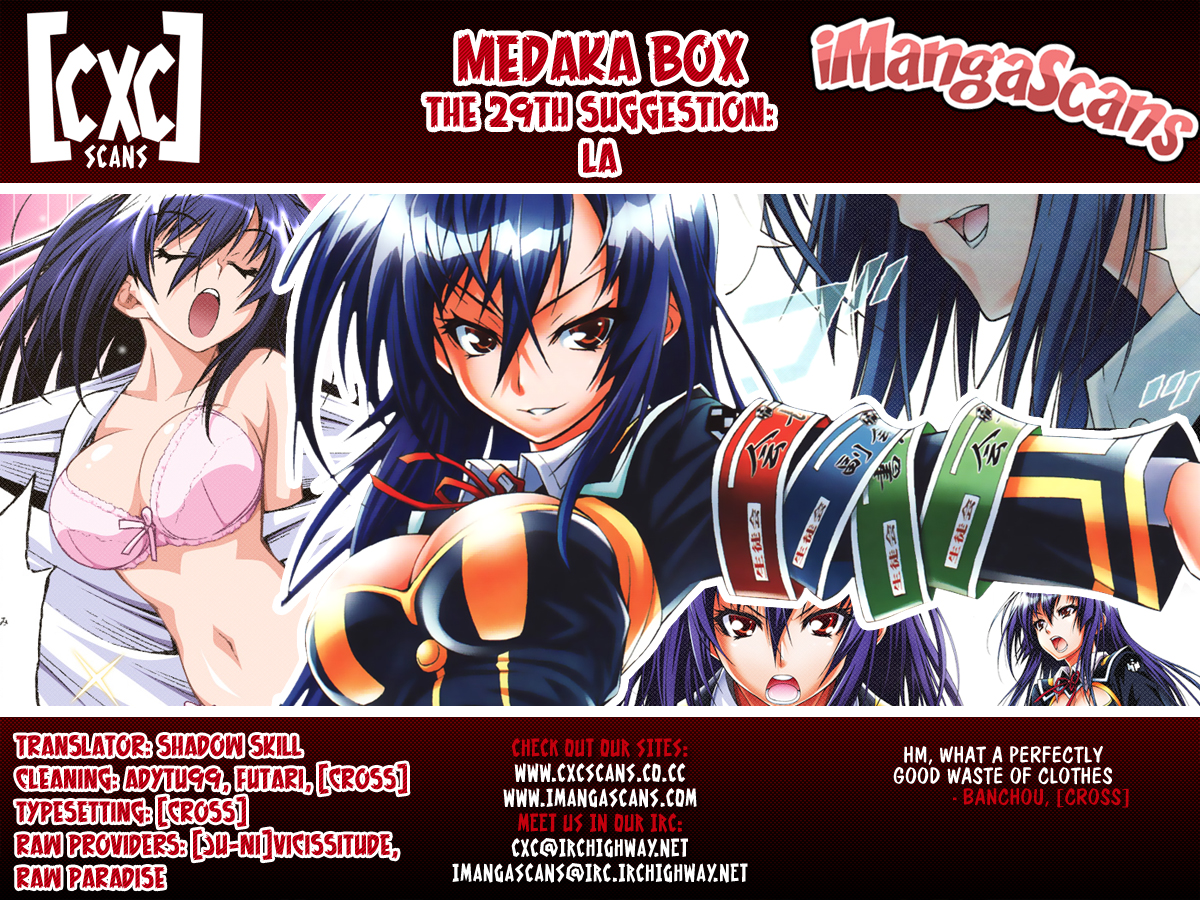Medaka Box Chapter 29 page 21 - Chapter 29 : The 29th Suggestion - LA